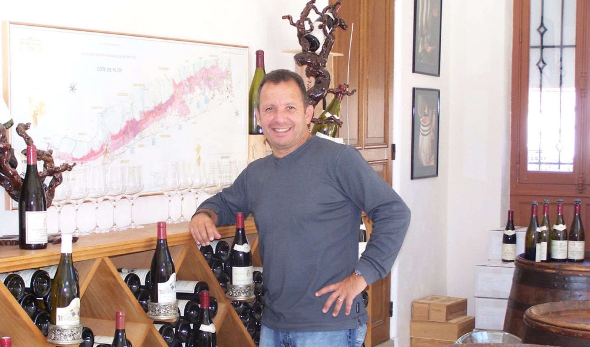 Michel Saban dans les Caves du Palais