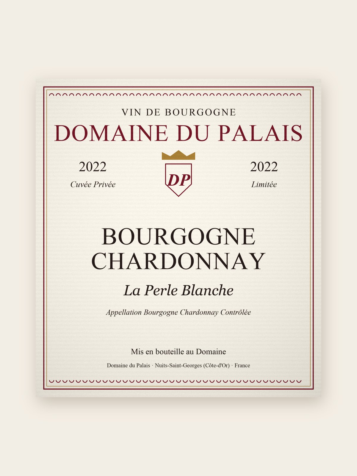Bourgogne Chardonnay « La Perle Blanche »