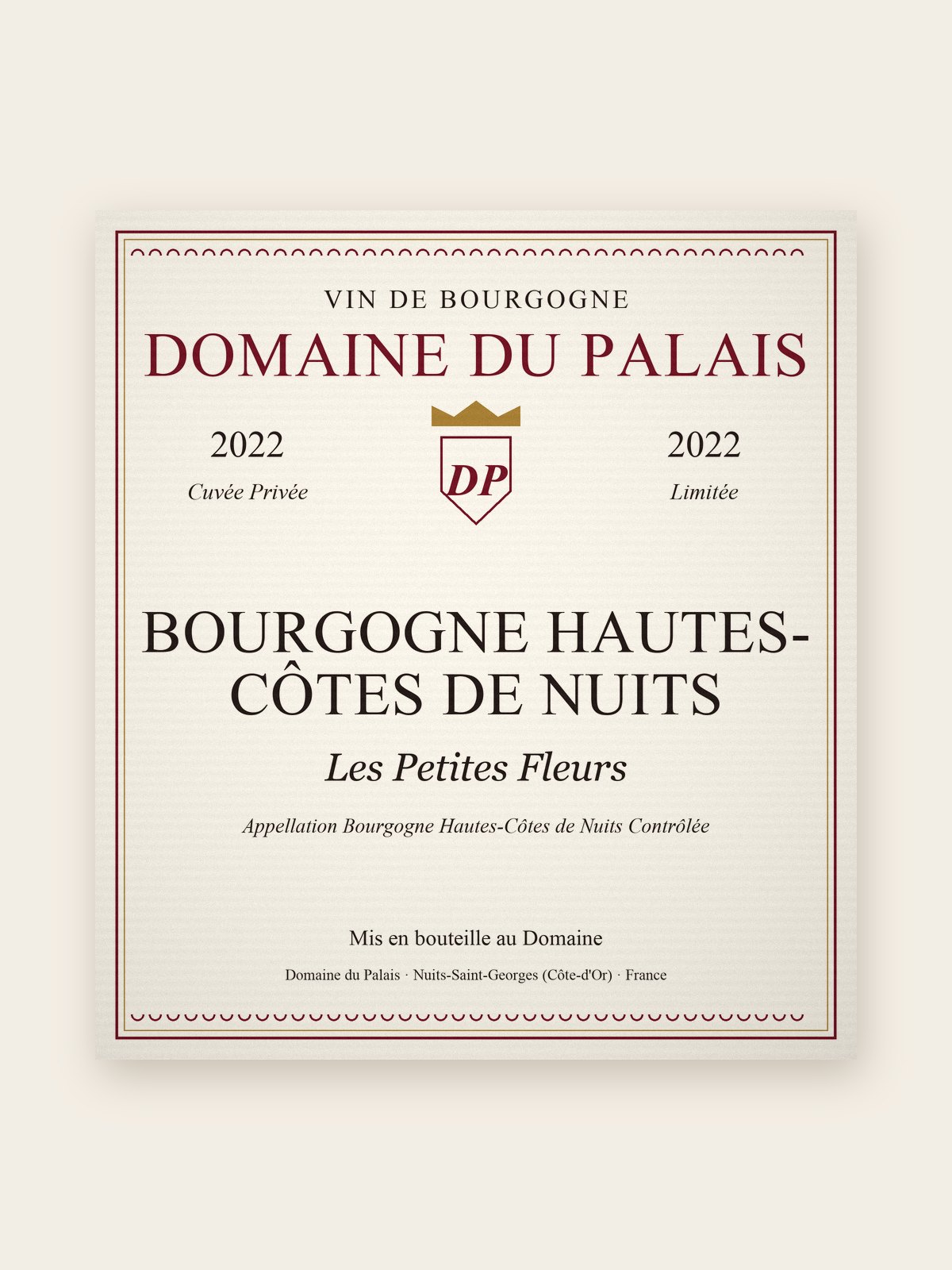 Bourgogne Hautes-Côtes de Nuits « Les Petites Fleurs »