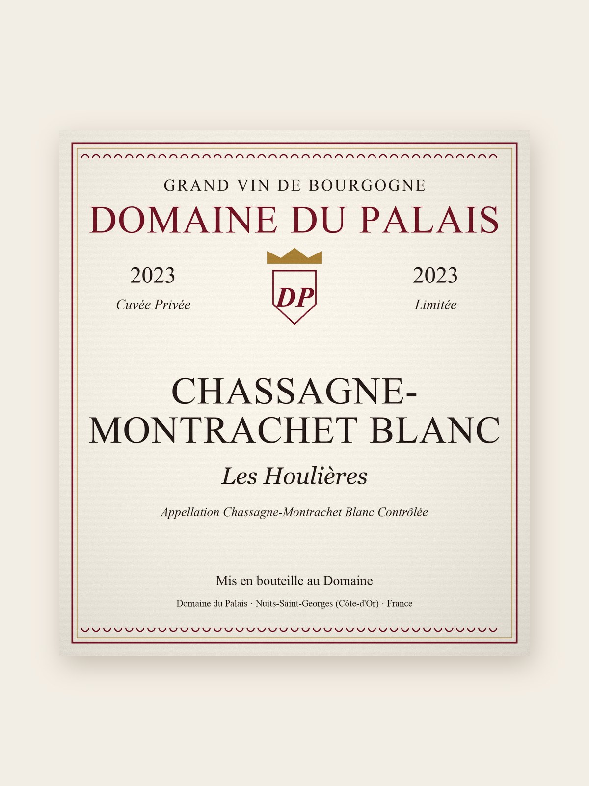 Chassagne-Montrachet Blanc Les Houlières