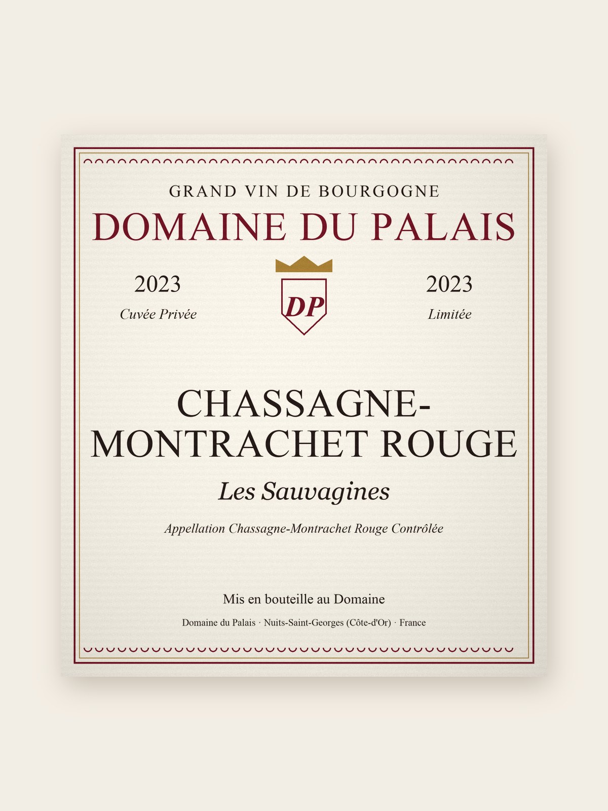 Chassagne-Montrachet Rouge « Les Sauvagines »