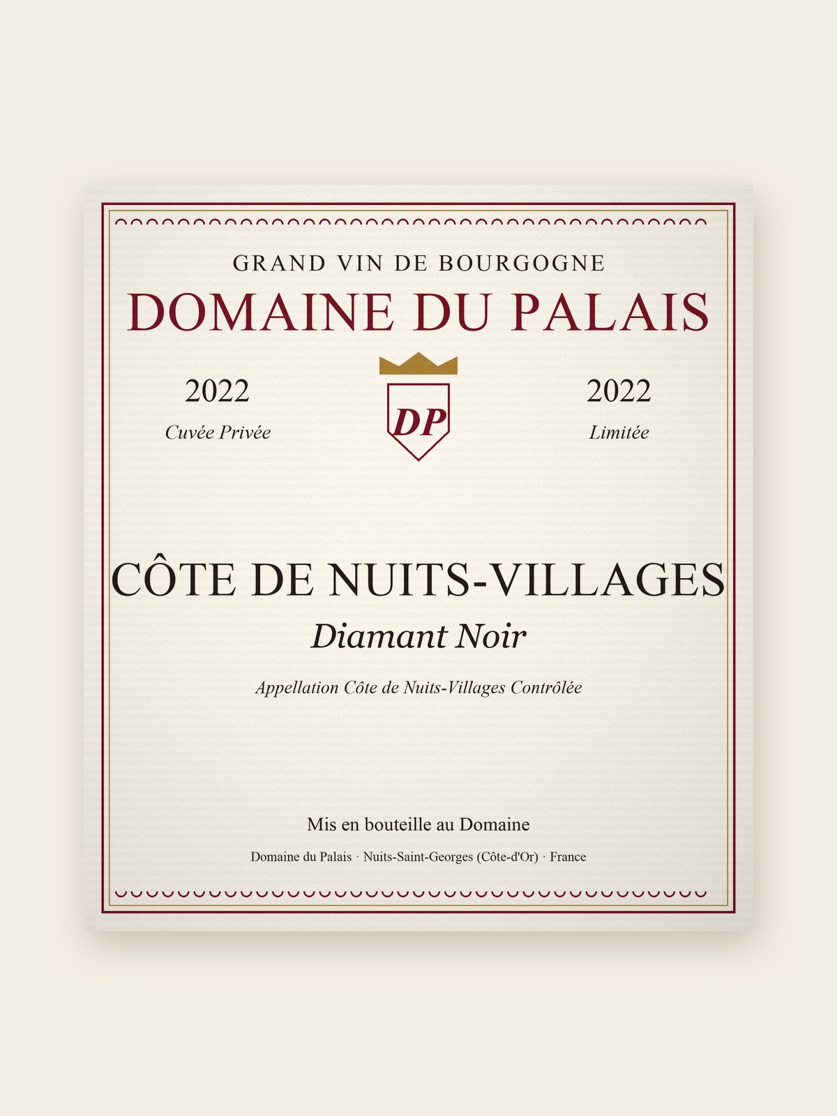 Côte de Nuits-Villages « Diamant Noir »
