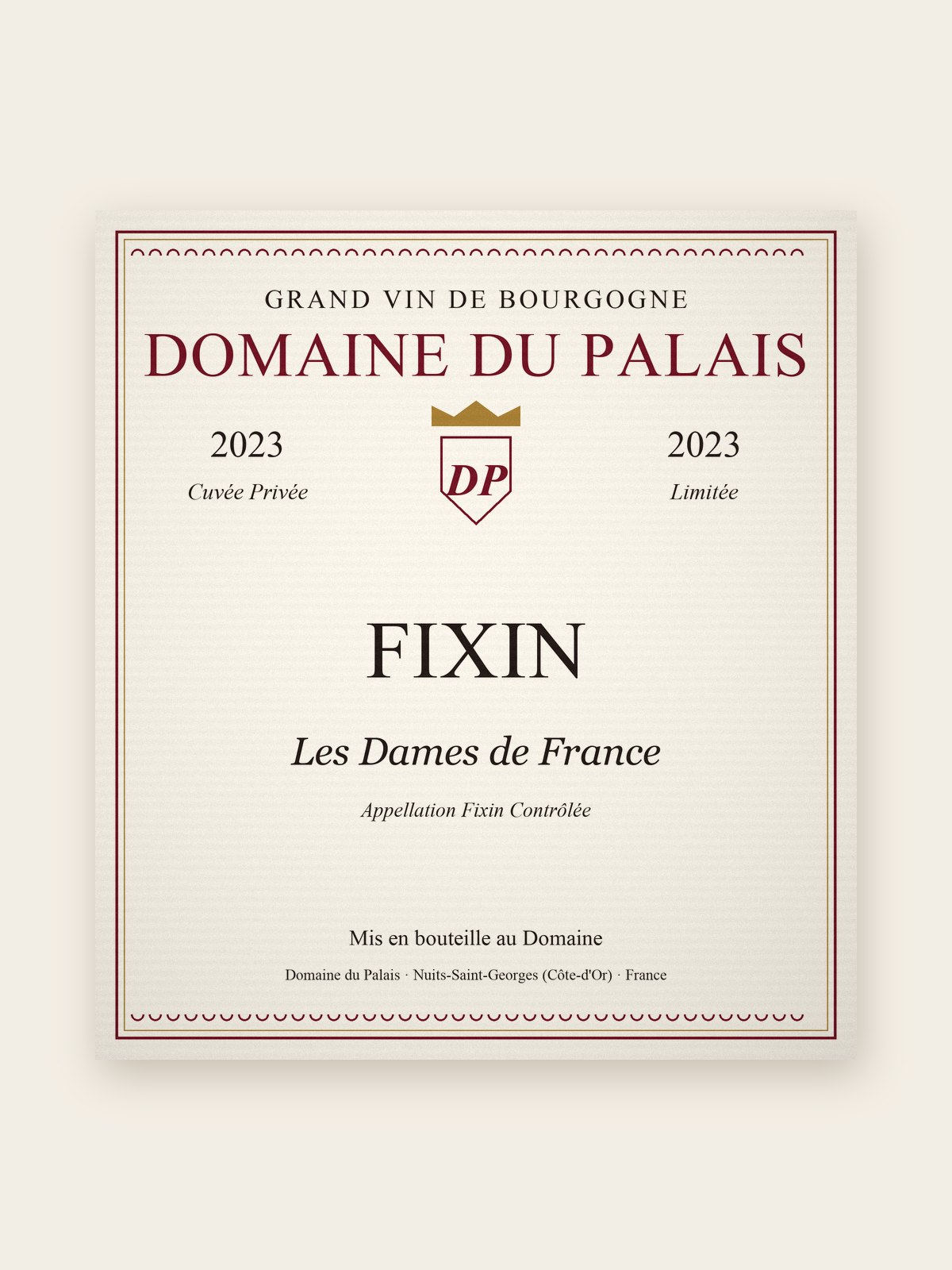 Fixin « Les Dames de France »